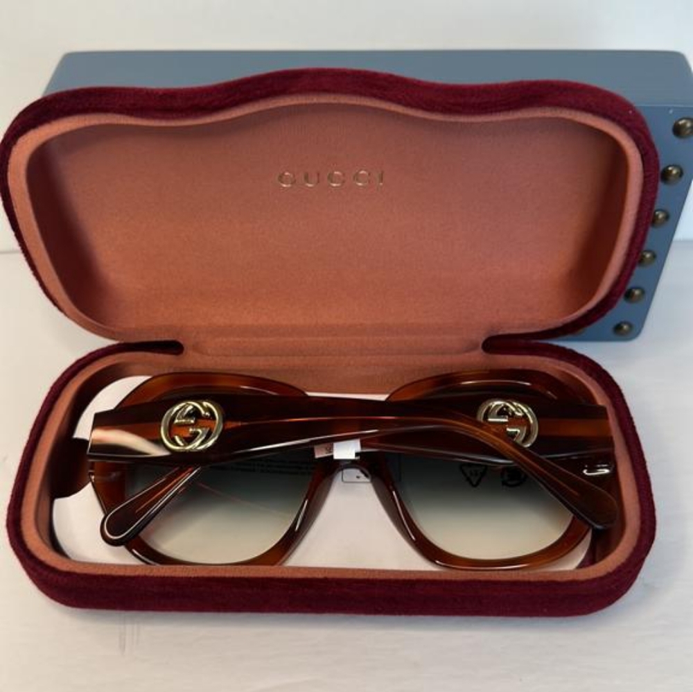 Authentic New Gucci GG0796S-003 56 Ladies Sunglasses - Picture 5 of 13
